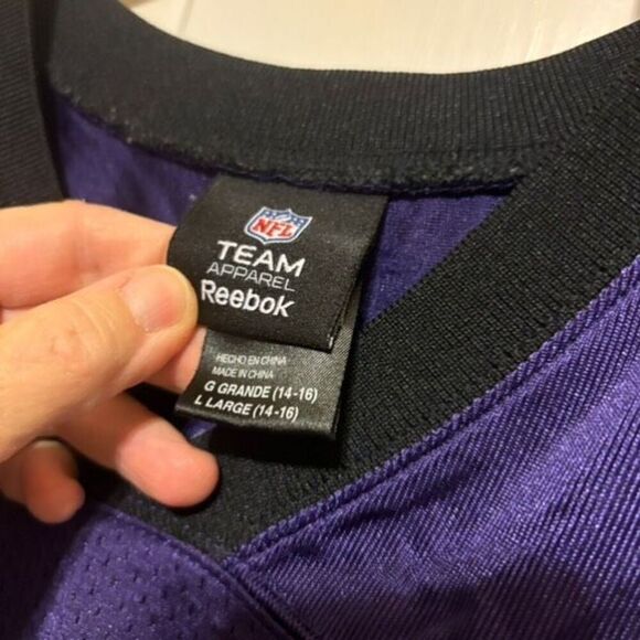 Baltimore Ravens Size Youth Large Ray Rice Reebok Jersey - Picture 3 of 7